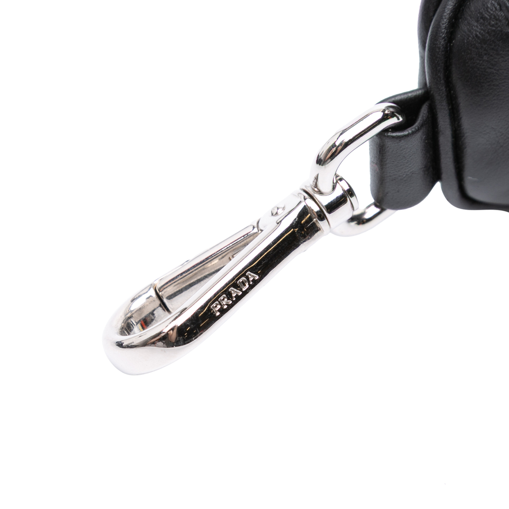 Pre-Loved Prada Mini Soft Nappa Triangle Pouch - Picture 6 of 10